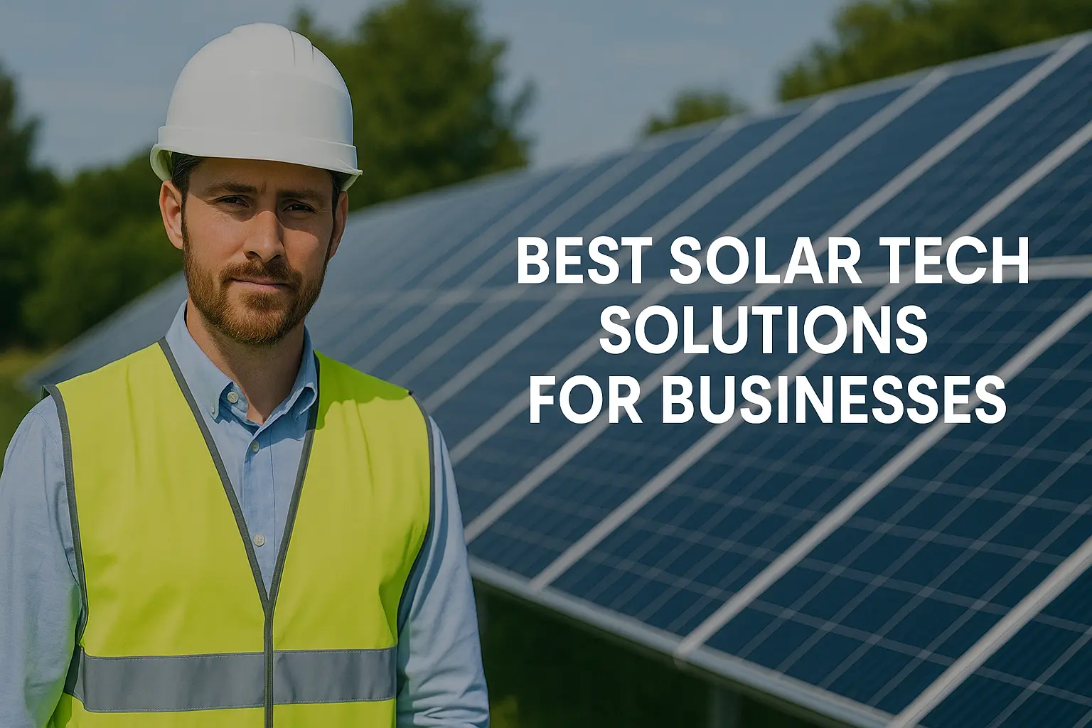 Best Solar Tech Solutions for Businesses
